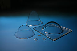 Custom Glass Optical Camera Domes